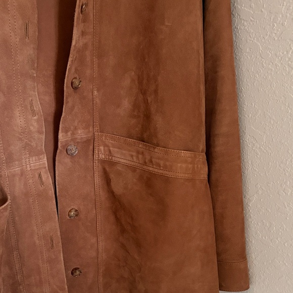 Sezane Will Brown Suede Jacket - Picture 6 of 12